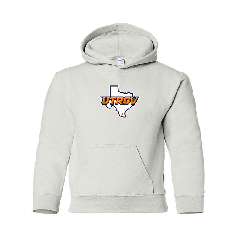 Youth UTRGV Vaqueros Gildan Heavy Blend  Hooded Sweatshirt